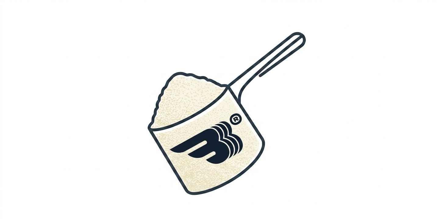 Scoop con proteína en polvo
