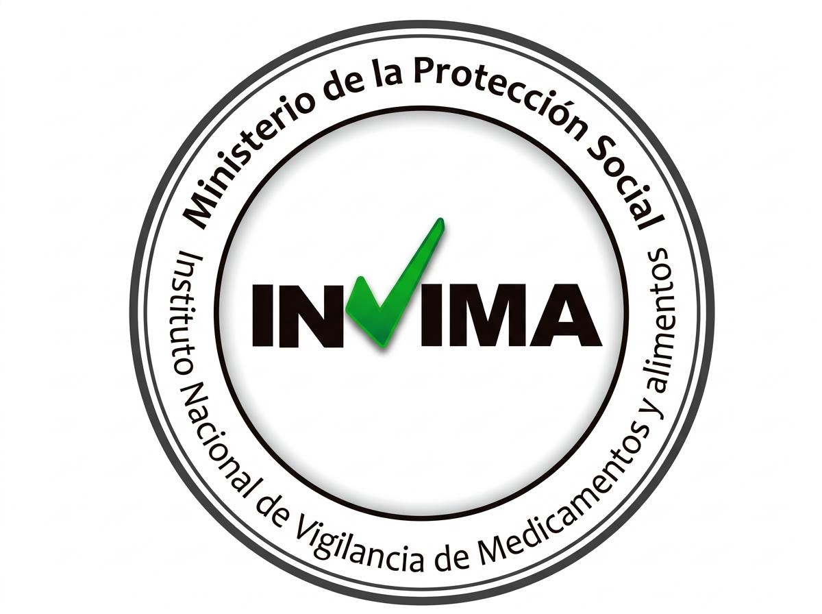 Sello del INVIMA, Instituto Nacional de Vigilancia de Medicamentos y Alimentos